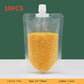🌾✨ Large Capacity Cereal Storage Bag – Stand-Up Design with Handle & Pour Spout