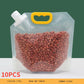 🌾✨ Large Capacity Cereal Storage Bag – Stand-Up Design with Handle & Pour Spout