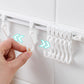 🪝✨ No-Drill Sliding Track Hooks – Adjustable Kitchen & Bathroom Organizer