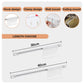 🪝✨ No-Drill Sliding Track Hooks – Adjustable Kitchen & Bathroom Organizer