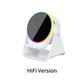 📱🔊 4-in-1 Wireless Induction Speaker Stand – 360° Rotating Phone Holder