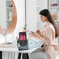 📱🔊 4-in-1 Wireless Induction Speaker Stand – 360° Rotating Phone Holder