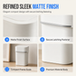 🐱🗑️ Odor-Blocking Cat Litter Waste Bin – Dual-Seal Disposal System