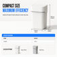 🐱🗑️ Odor-Blocking Cat Litter Waste Bin – Dual-Seal Disposal System
