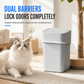 🐱🗑️ Odor-Blocking Cat Litter Waste Bin – Dual-Seal Disposal System