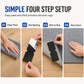 🏠✨ Reusable Rug Gripper Pads – Keep Rug Corners Flat & Secure