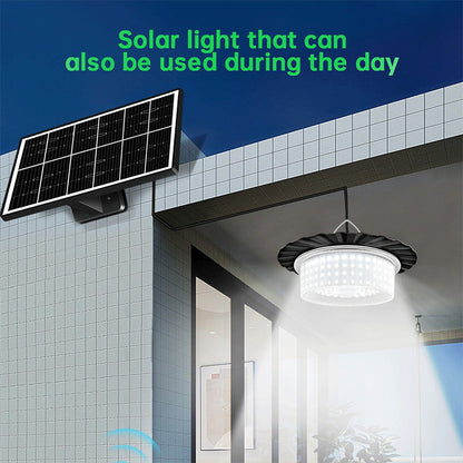 ☀️💡 Adjustable Solar Pendant Light – 360° Outdoor Lighting with 4 Brightness Levels