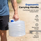 💧🏕️ Collapsible Water Container with Spigot – Expand, Fill & Fold Flat