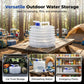 💧🏕️ Collapsible Water Container with Spigot – Expand, Fill & Fold Flat
