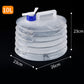 💧🏕️ Collapsible Water Container with Spigot – Expand, Fill & Fold Flat