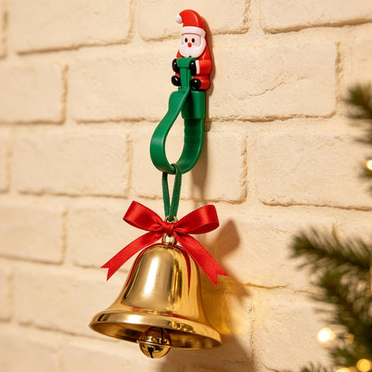 🎅🎄 Santa Wreath Hanger Hook – Cute Holiday Hook for Wreaths & Stockings