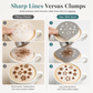 ☕✨ Stainless Steel Latte Art Stencil – Easy Barista-Style Coffee Patterns