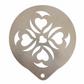 ☕✨ Stainless Steel Latte Art Stencil – Easy Barista-Style Coffee Patterns