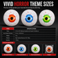 🎃 Giant 22" 4D Eyeball Balloons | Creepy Halloween Party Decorations for Spooky Home & Garden