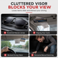 🕶️🚗 Magnetic Car Sunglasses Holder – Visor Clip with Card & Ticket Storage