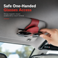 🕶️🚗 Magnetic Car Sunglasses Holder – Visor Clip with Card & Ticket Storage
