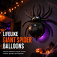 🕷️🎃 Giant Halloween Spider Balloon – 30"+ Spooky Party & Photo Decor
