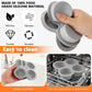 🧁✨ 4-Cavity Silicone Baking Mold – Bake & Release 4 Treats at Once