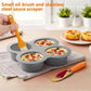🧁✨ 4-Cavity Silicone Baking Mold – Bake & Release 4 Treats at Once