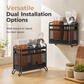 🍴✨ Wall-Mounted Utensil Holder – Ventilated Storage with Removable Drip Tray