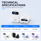 🔋⚡ Fast-Charge Power Bank – Built-In Cables, Digital Display & Light