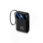 🔋⚡ Fast-Charge Power Bank – Built-In Cables, Digital Display & Light