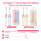 🪥✈️ 2-Piece Detachable Travel Toothbrush Set – Flip, Store & Go