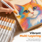 🎨✨ Soft Brush Tip Acrylic Markers – Vibrant Colors for Creative Projects