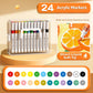 🎨✨ Soft Brush Tip Acrylic Markers – Vibrant Colors for Creative Projects