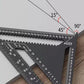 🔧📐 7" Aluminum Rafter Square – Measuring, Marking & Angle Guide