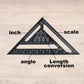 🔧📐 7" Aluminum Rafter Square – Measuring, Marking & Angle Guide