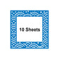 💎✨ PET Release Paper Sheets – 10×10cm Covers for Diamond Painting