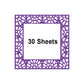 💎✨ PET Release Paper Sheets – 10×10cm Covers for Diamond Painting