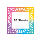 💎✨ PET Release Paper Sheets – 10×10cm Covers for Diamond Painting