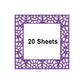💎✨ PET Release Paper Sheets – 10×10cm Covers for Diamond Painting