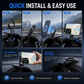 🚗🧲 Folding Magnetic Car Phone Mount – 360° Adjustable Design