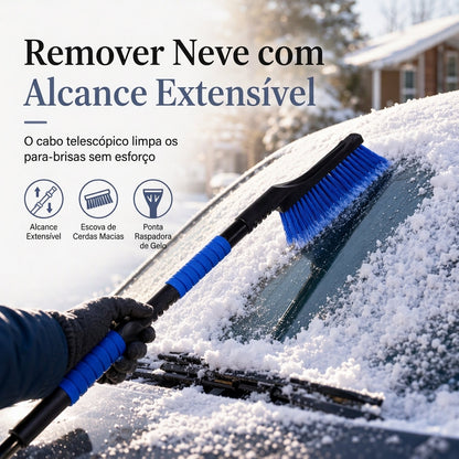 ❄️🚗 Extendable Car Snow Brush & Ice Scraper – Long-Reach Winter Tool