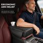 🚗✨ Car Armrest Pad with Tissue Holder – Memory Foam Console Cushion