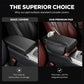 🚗✨ Car Armrest Pad with Tissue Holder – Memory Foam Console Cushion