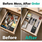 🏠 Non-Slip EVA Drawer & Cabinet Liner – Waterproof & Easy-Cut