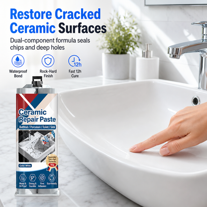 🛠️ Quick-Drying Ceramic Tile Repair Paste – Crack & Chip Filler