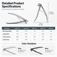 ✂️ Heavy-Duty Toenail Clippers – Curved Blade & Dual-Spring Design