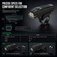 🔦 Smart Rechargeable Bike Headlight – Auto Brightness & Digital Display