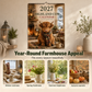 🐮🍂 2027 Highland Cow Wall Calendar – Cozy Farmhouse & Seasonal Art
