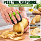 🥬Ergonomic Two-Finger Fruit and Vegetable Peeler