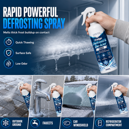 ❄️ Quick Deicing Spray – Easy Frost Removal for Freezers