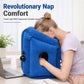💤 Inflatable Travel Pillow – Face-Down Rest Support with Arm Openings