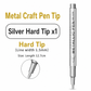 ✨ Metallic Silver Touch-Up Pen – Precision Jewelry & Accessory Marker