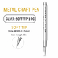 ✨ Metallic Silver Touch-Up Pen – Precision Jewelry & Accessory Marker