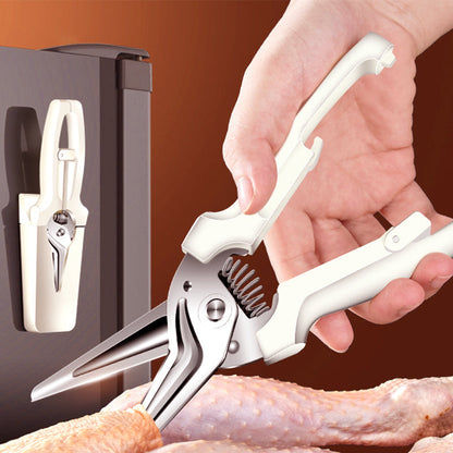 ✂️ Spring-Assisted Kitchen Shears – Easy-Cut Scissors with Magnetic Storage